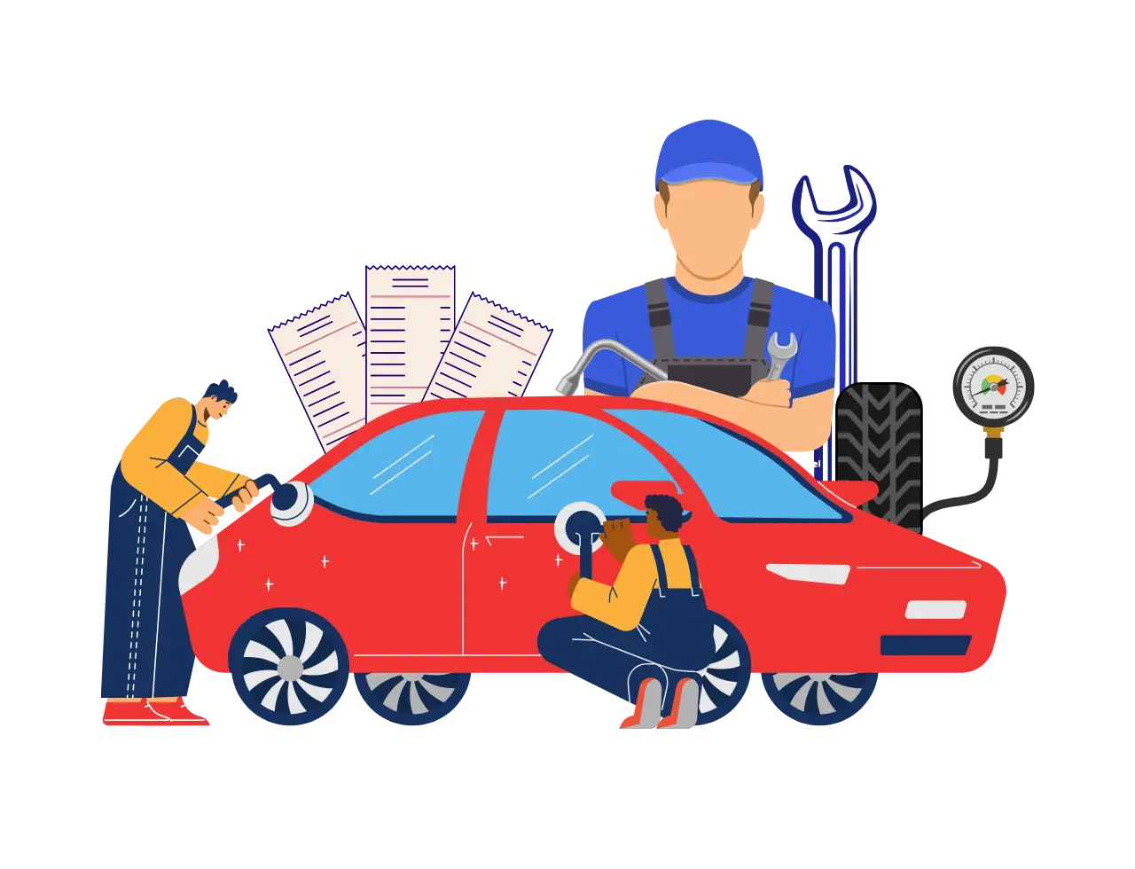 Fast Barcode billing using our automobile shop billing software