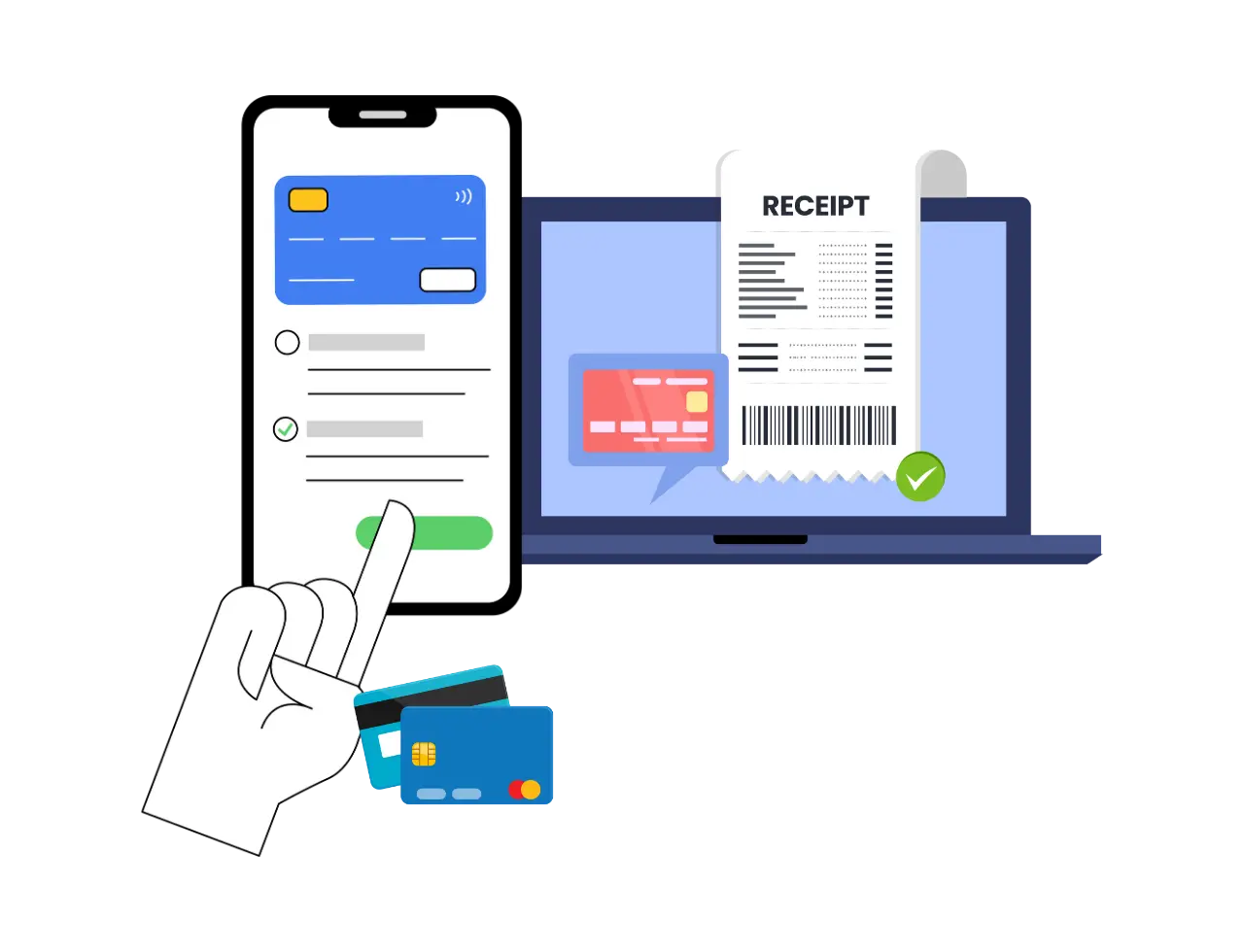 Invoice Creation in Hitech Billsoft billing software dashboard, for Retail Stores